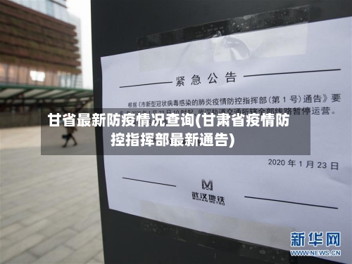 甘省最新防疫情况查询(甘肃省疫情防控指挥部最新通告)