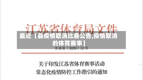 最近【县疫情取消比赛公告,疫情取消的体育赛事】-第3张图片