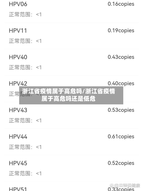 浙江省疫情属于高危吗/浙江省疫情属于高危吗还是低危