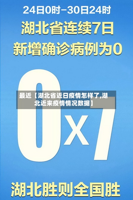 最近【湖北省近日疫情怎样了,湖北近来疫情情况数据】