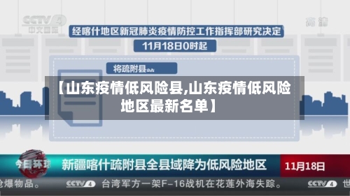 【山东疫情低风险县,山东疫情低风险地区最新名单】