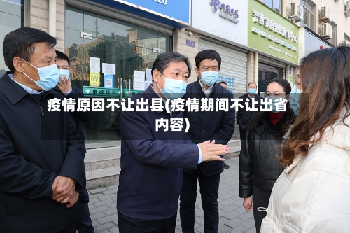 疫情原因不让出县(疫情期间不让出省内容)-第2张图片