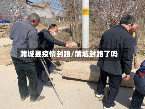 蒲城县疫情封路/蒲城封路了吗-第3张图片