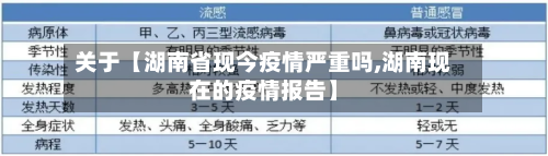 关于【湖南省现今疫情严重吗,湖南现在的疫情报告】-第2张图片