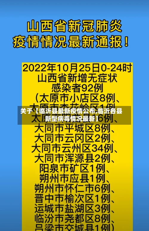 关于【临沂县最新疫情公布,临沂各县新型病毒情况最新】-第2张图片