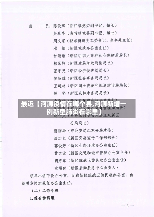 最近【河源疫情在哪个县,河源新增一例新型肺炎在哪里】-第3张图片