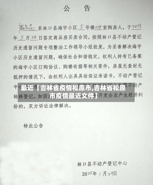 最近【吉林省疫情松原市,吉林省松原市疫情最近文件】