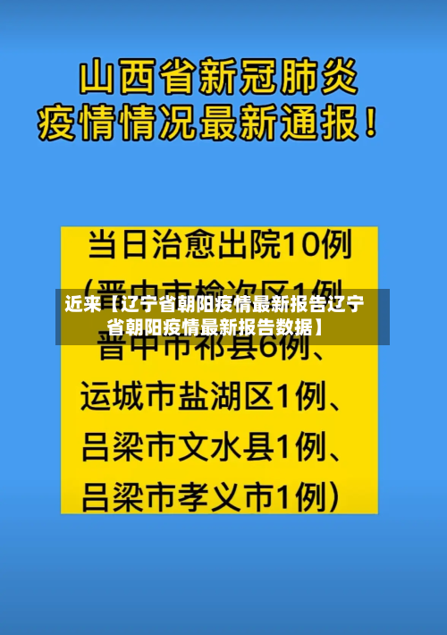 近来【辽宁省朝阳疫情最新报告辽宁省朝阳疫情最新报告数据】