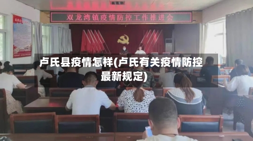 卢氏县疫情怎样(卢氏有关疫情防控最新规定)-第3张图片