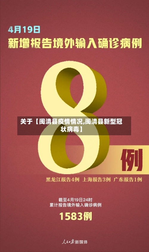 关于【闽清县疫情情况,闽清县新型冠状病毒】