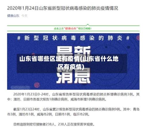 山东省哪些区域有疫情(山东省什么地区有疫情)-第3张图片