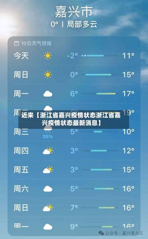 近来【浙江省嘉兴疫情状态浙江省嘉兴疫情状态最新消息】