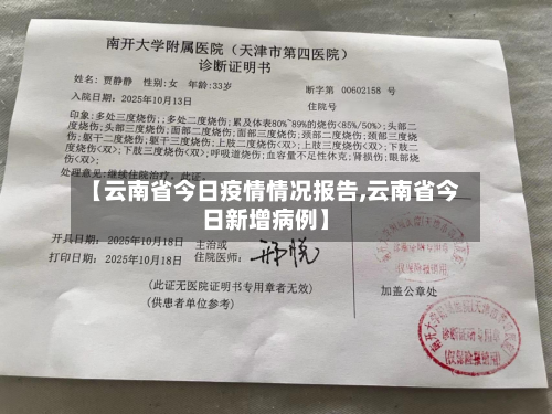 【云南省今日疫情情况报告,云南省今日新增病例】