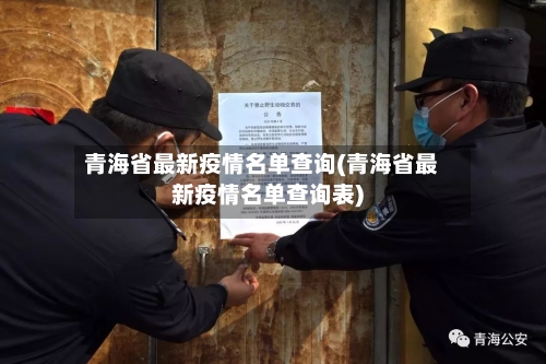 青海省最新疫情名单查询(青海省最新疫情名单查询表)-第2张图片