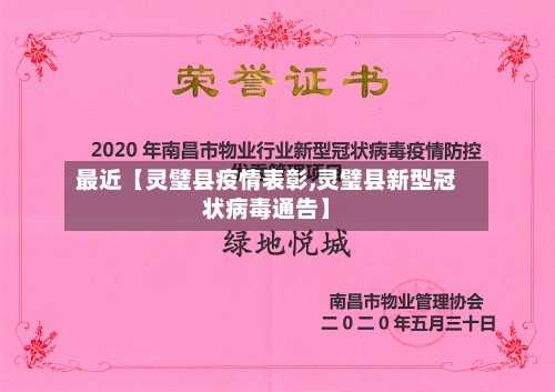 最近【灵璧县疫情表彰,灵璧县新型冠状病毒通告】