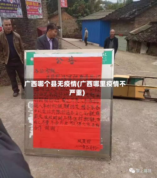 广西哪个县无疫情(广西哪里疫情不严重)