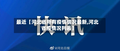 最近【河北省所有疫情情况最新,河北省疫情况列表】