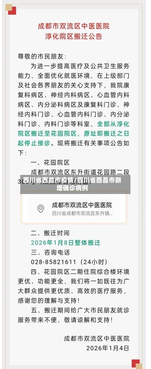 西川省西昌市疫情/四川省西昌市新增确诊病例-第2张图片