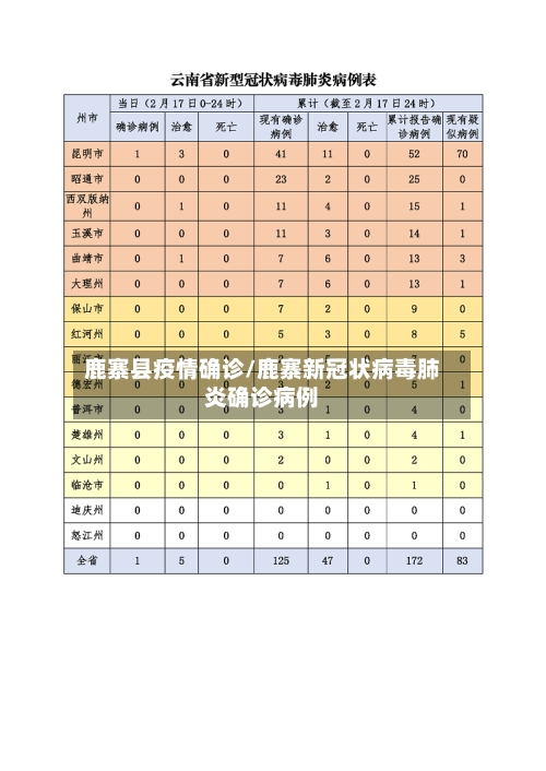 鹿寨县疫情确诊/鹿寨新冠状病毒肺炎确诊病例-第2张图片