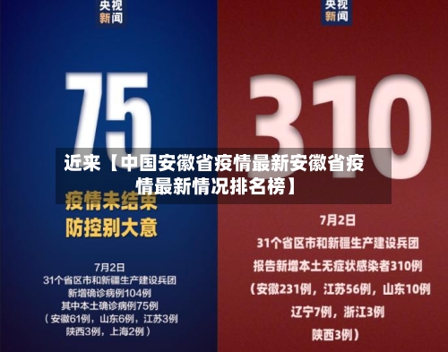 近来【中国安徽省疫情最新安徽省疫情最新情况排名榜】