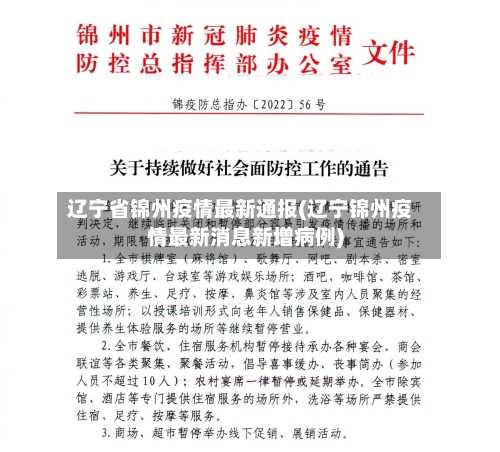 辽宁省锦州疫情最新通报(辽宁锦州疫情最新消息新增病例)-第3张图片