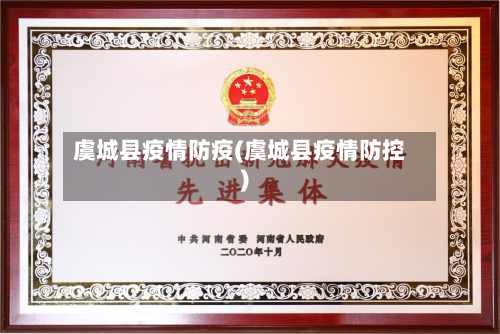 虞城县疫情防疫(虞城县疫情防控)-第2张图片