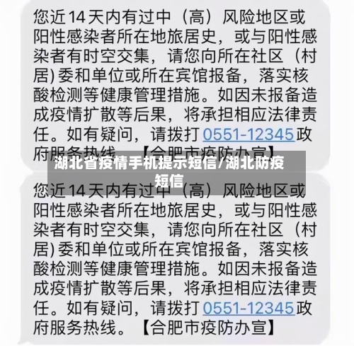湖北省疫情手机提示短信/湖北防疫短信