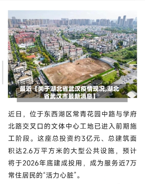 最近【关于湖北省武汉疫情现况,湖北省武汉市最新消息】