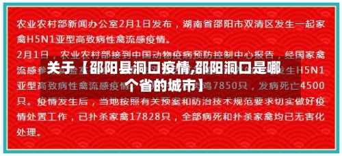 关于【邵阳县洞口疫情,邵阳洞口是哪个省的城市】